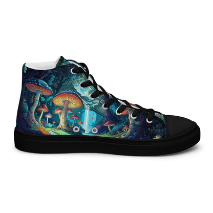 Unisex high top canvas shoes