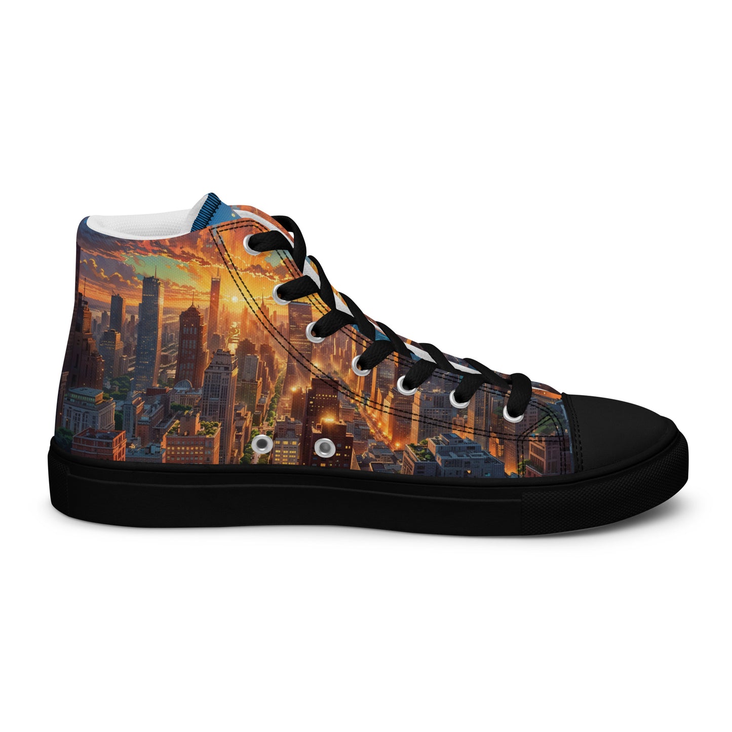 Unisex high top canvas shoes- City