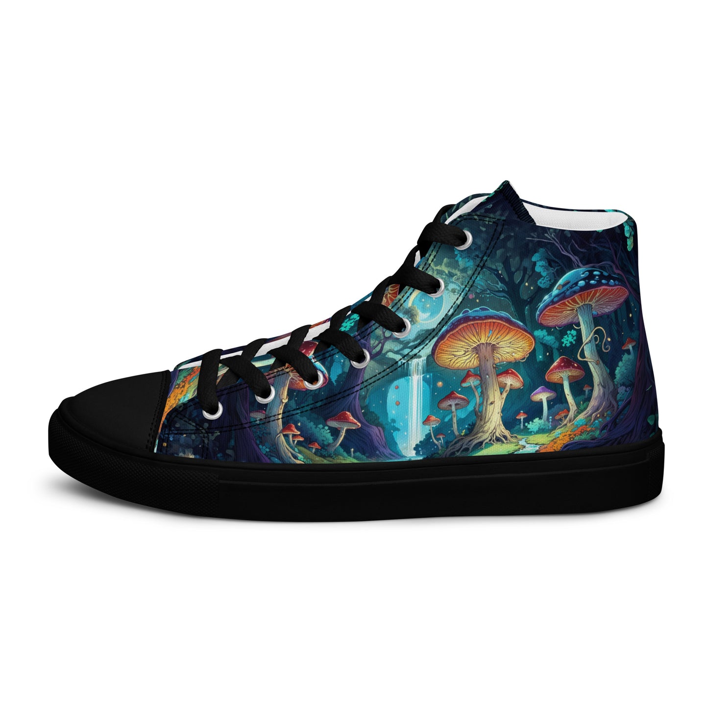 Unisex high top canvas shoes