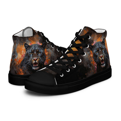 Men’s high top canvas shoes - BLack Panther - Shoes