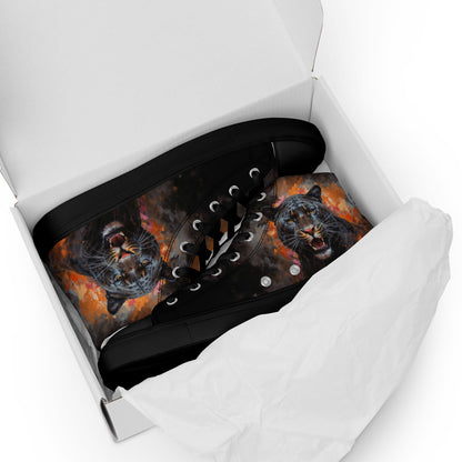 Men’s high top canvas shoes - BLack Panther - Shoes