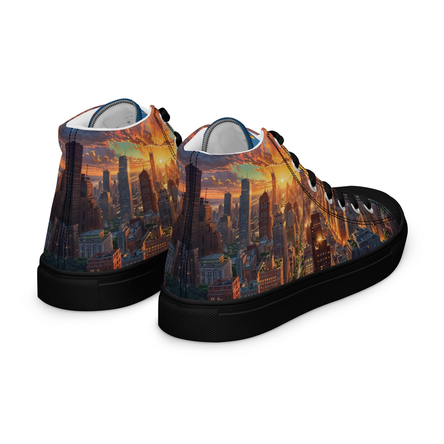 Unisex high top canvas shoes- City