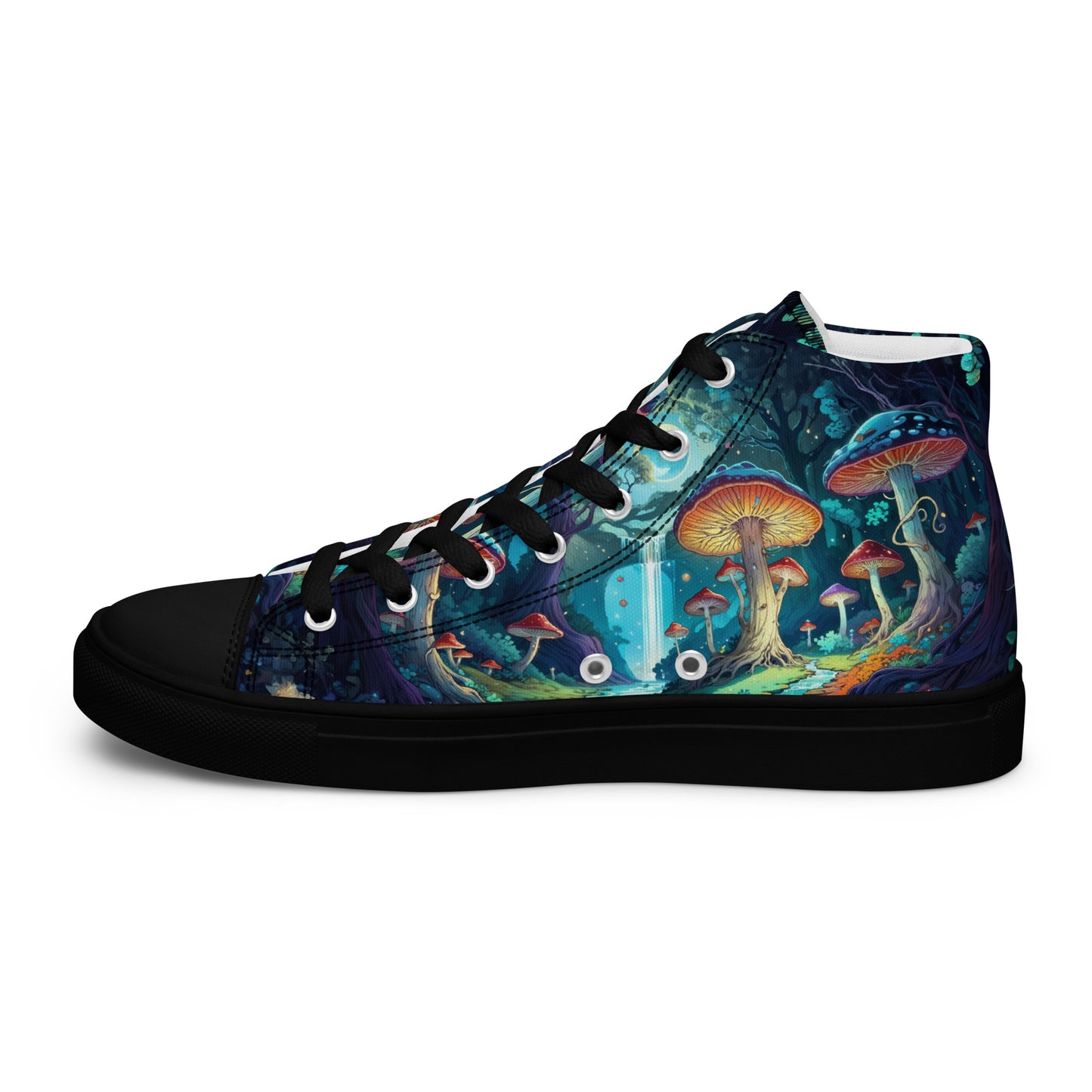 Unisex high top canvas shoes