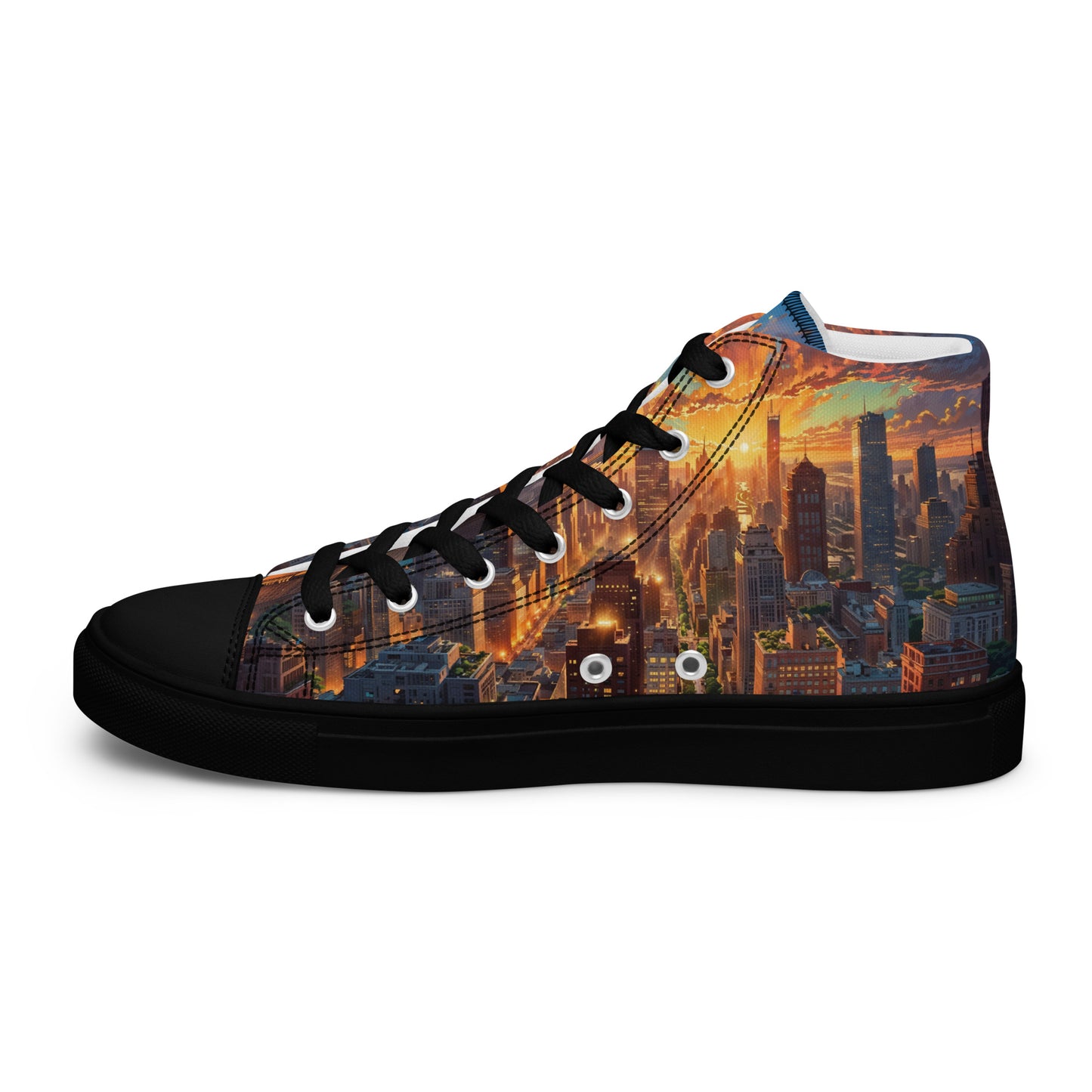 Unisex high top canvas shoes- City