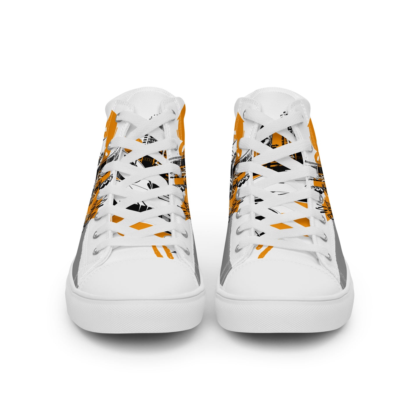 Men’s high top canvas shoes -Racing car