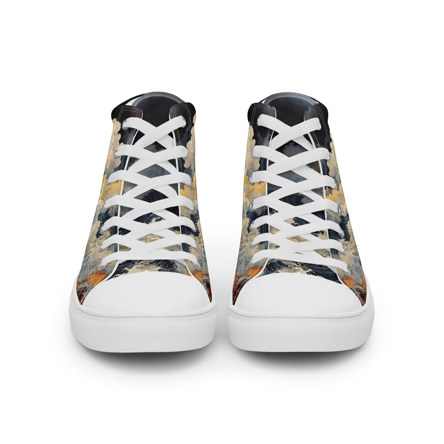 Unisex - high top canvas shoes- Storm