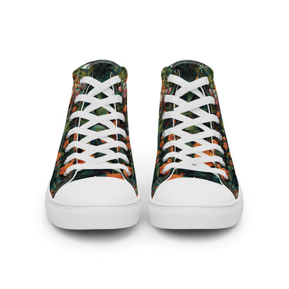 Tiger & Jungle High-Top Canvas Shoes