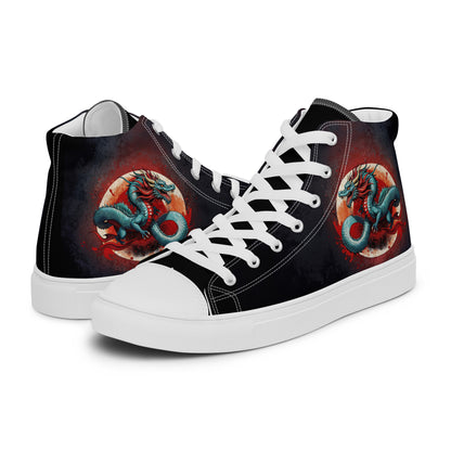 Unisex high top canvas shoes