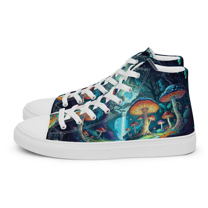 Unisex high top canvas shoes