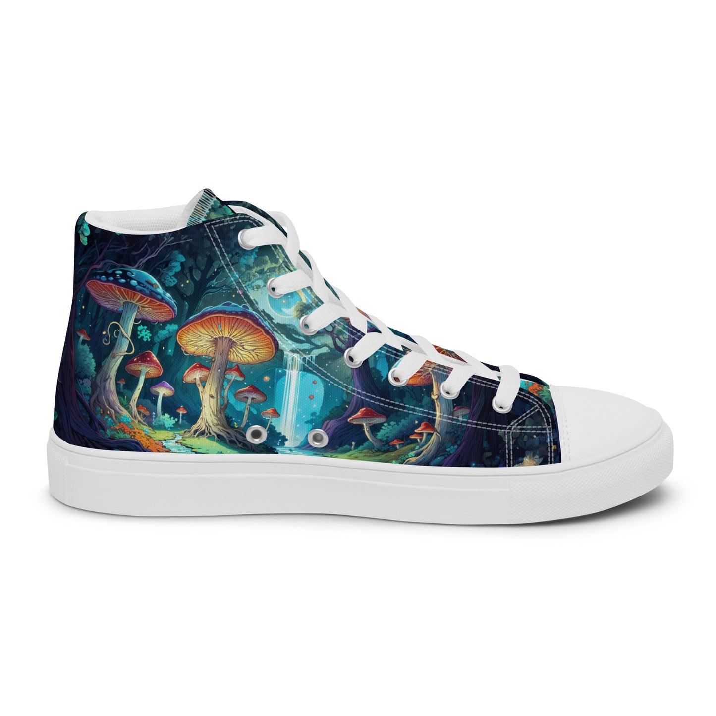 Unisex high top canvas shoes