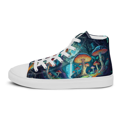 Unisex high top canvas shoes