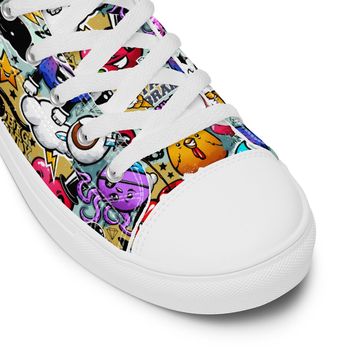 High top canvas shoes - Grafitti