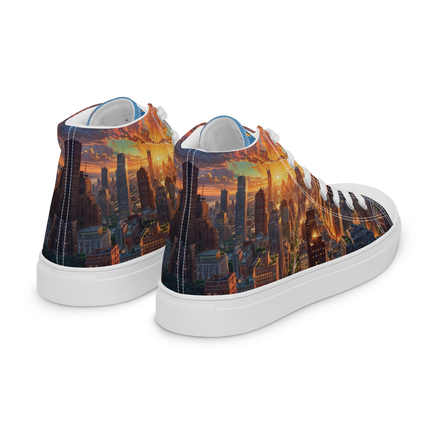 Unisex high top canvas shoes- City