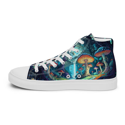 Unisex high top canvas shoes