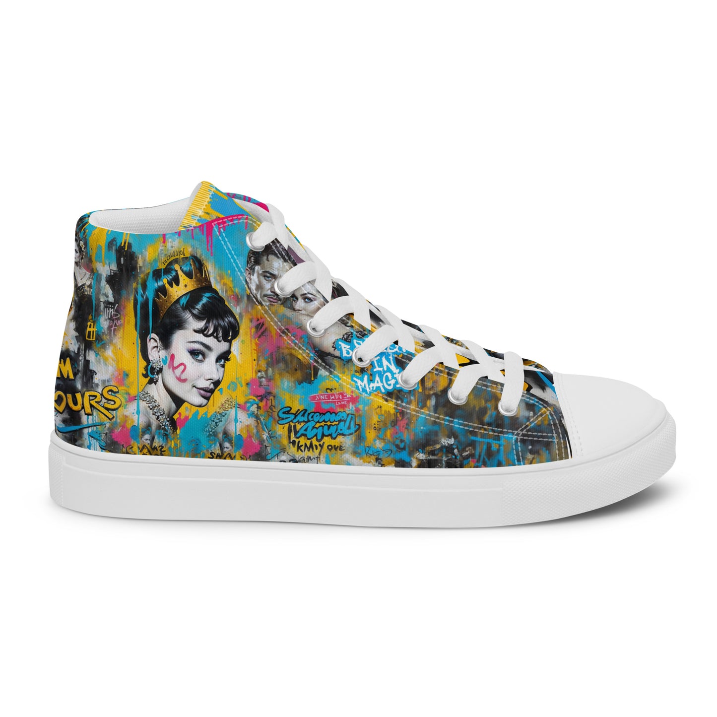 Unisex high top canvas shoes- Audrey 2