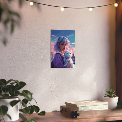Metal Poster - Modern Metal Wall Art- Anime - Home Decor