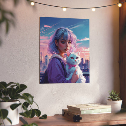 Metal Poster - Modern Metal Wall Art- Anime - Home Decor