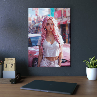 Metal Print - Bubblegum Drive - Home Decor