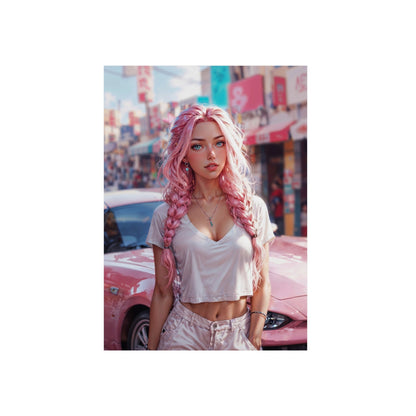 Metal Print - Bubblegum Drive - Home Decor