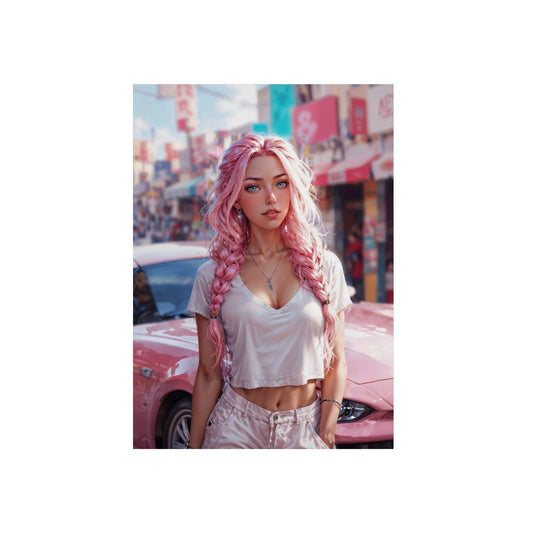Metal Print - Bubblegum Drive - Home Decor