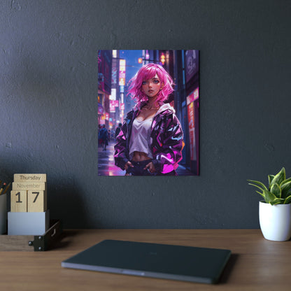 Metal Print - Magenta Muse - Home Decor
