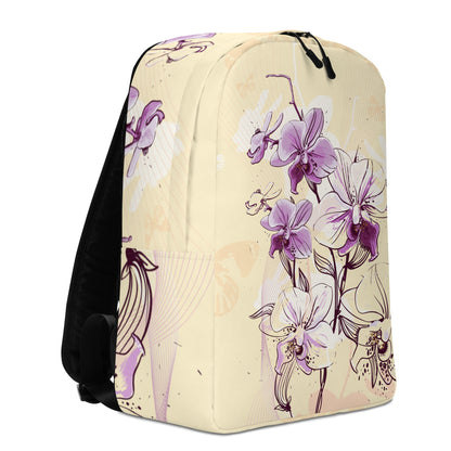 Minimalist Backpack - Orchid Flower - Bags