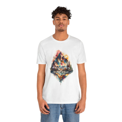 Mountain Landscape T-Shirt - Make Everyday an Expedition - T-Shirt