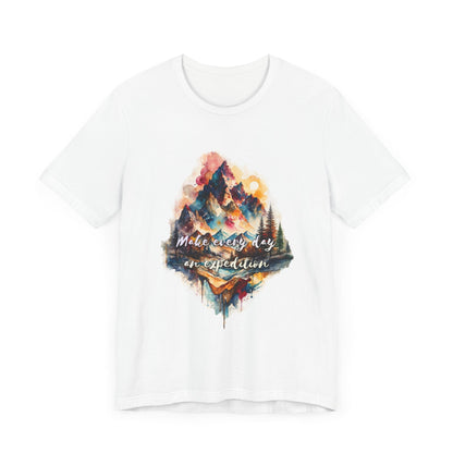 Mountain Landscape T-Shirt - Make Everyday an Expedition - T-Shirt