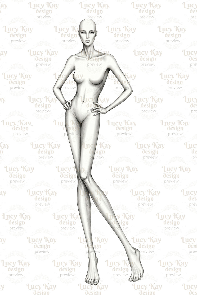 Procreate Fashion Croquis Bundle – Printable Illustration Kit