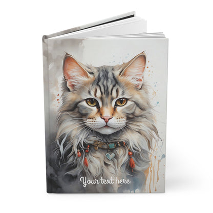 Personalized Hardcover Notebook Custom Name Diary A5 - Journal - Paper products