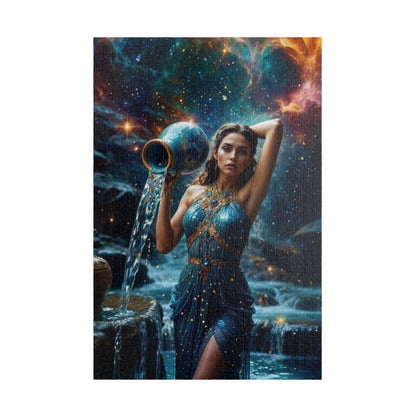 Puzzle - Aquarius Zodiac Artwork - 1014 pcs (Vertical) - Puzzle