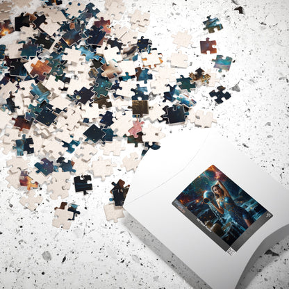Puzzle - Aquarius Zodiac Artwork - Puzzle