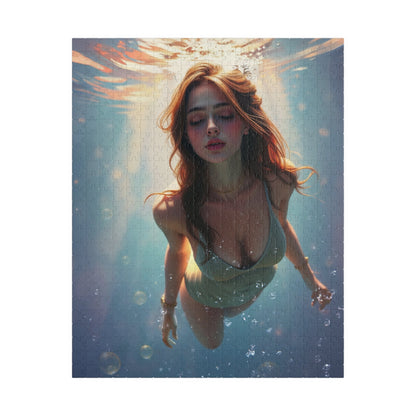 Puzzle Jigsaw - Serene Underwater World - 520 pcs (Vertical) - Puzzle
