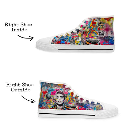 Women’s Graffiti High Top Sneakers