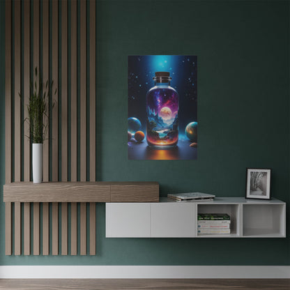Satin Poster - Cosmic Fantasy Art - Poster