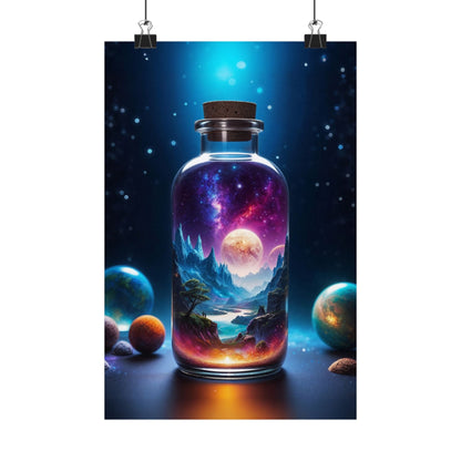 Satin Poster - Cosmic Fantasy Art - Poster