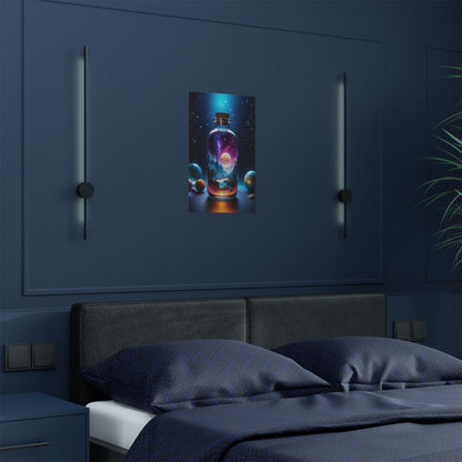 Satin Poster - Cosmic Fantasy Art - Poster