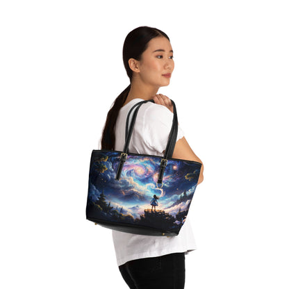 Shoulder Bag - Dreamy Landscape Painting with Little Girl - Bags