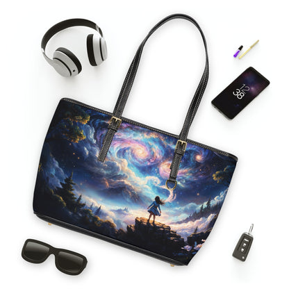 Shoulder Bag - Dreamy Landscape Painting with Little Girl - Bags