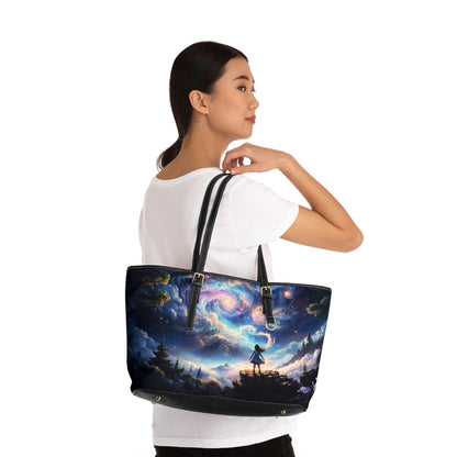 Shoulder Bag - Dreamy Landscape Painting with Little Girl - Bags