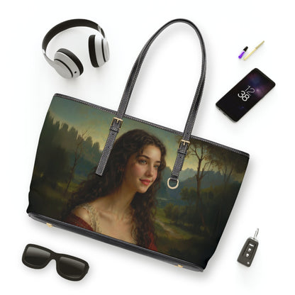 Shoulder Bag - Renaissance Style Mysterious Woman Painting - Bags