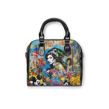 Shoulder Handbag - Amy Winehouse - 9.45’’ x 8.27’’ / Black - Bags