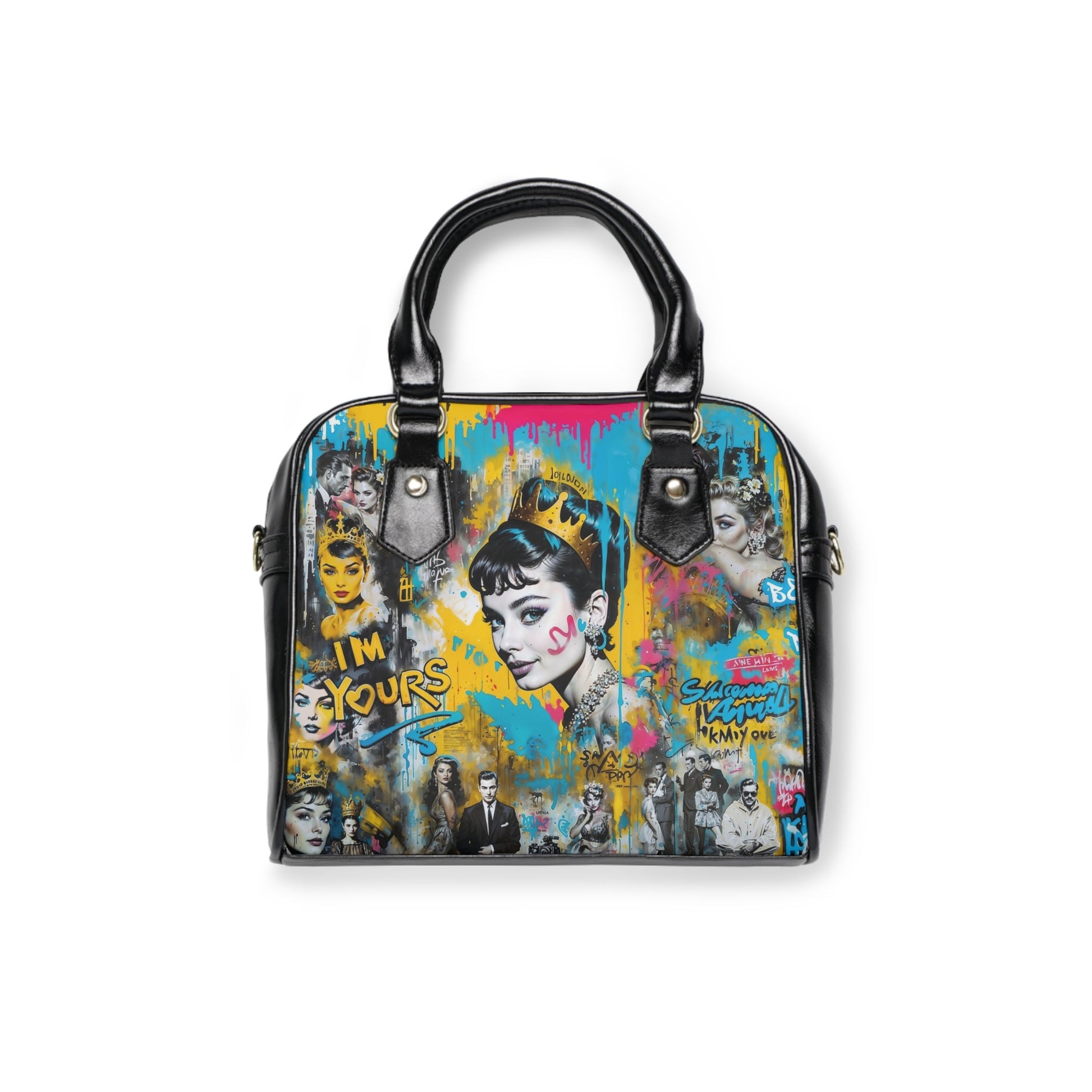 Shoulder Handbag - Audrey Hepburn - 9.45’’ x 8.27’’ / Black - Bags