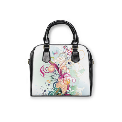 Shoulder Handbag- Ornaments - 9.45’’ x 8.27’’ / Black - Bags