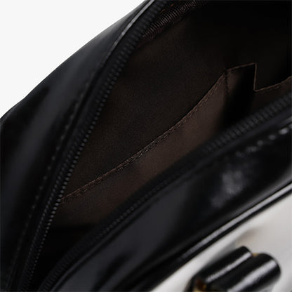 Shoulder Handbag- Sweet Melon - 9.45’’ x 8.27’’ / Black - Bags