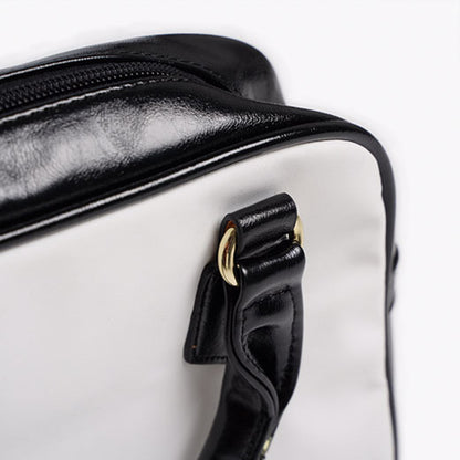 Shoulder Handbag- Sweet Melon - 9.45’’ x 8.27’’ / Black - Bags