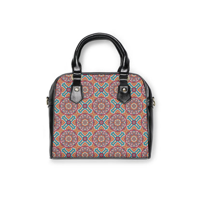 Shoulder Handbag - Timeless Elegance Oriental Pattern - 9.45’’ x 8.27’’ / Black - Bags