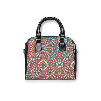 Shoulder Handbag - Timeless Elegance Oriental Pattern - 9.45’’ x 8.27’’ / Black - Bags