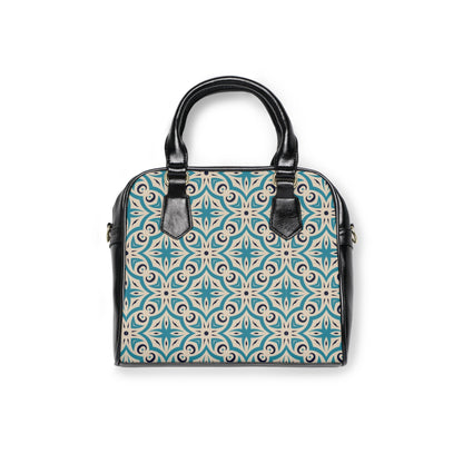 Shoulder Handbag - Vintage Elegance - 9.45’’ x 8.27’’ / Black - Bags