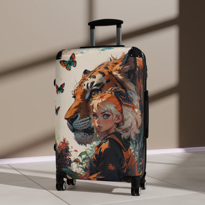 Travel Luggage - Anime Tiger Suitcase - suitcase